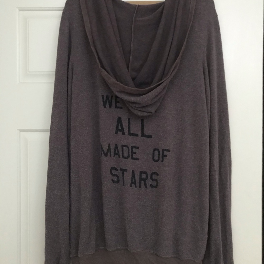 Wildfox “We Are All Made of Stars” grunge hoodie.